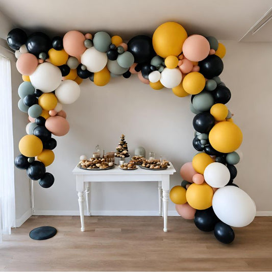 Semi balloon arch